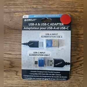 USB-A & USB-C Adapter BNIB